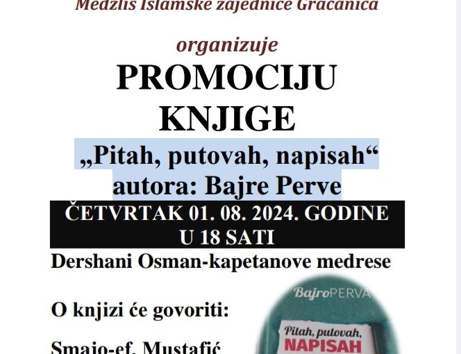 Promocija knjige “Pitah, putovah, napisah”