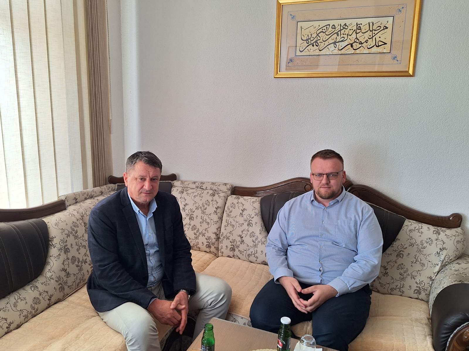 Direktor Mješovite srednje škole „Hasan Fehratović“ posjetio je glavnog imama Hamdiju-ef. Islamovića.